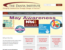 Tablet Screenshot of danyainstitute.org